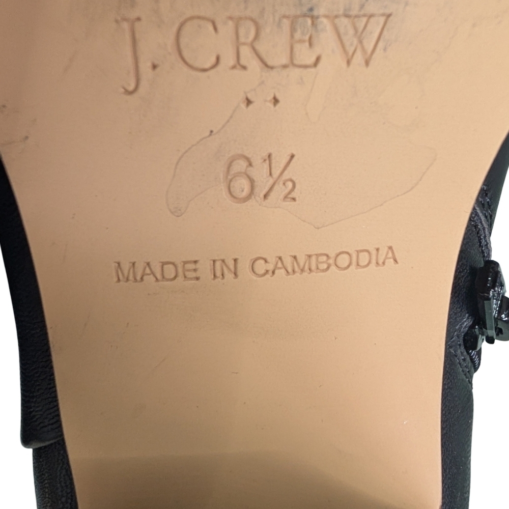 J.Crew Stacked Heel Ankle Boots 6.5 - Picture 14 of 14